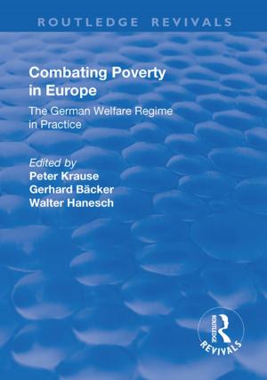 Cover of the book Combating Poverty in Europe by Peter Hopkins