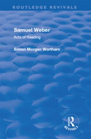 Cover of the book Samuel Weber by Hulme David, Paul Mosley