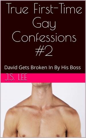 Cover of the book True First-Time Gay Confessions #2: David Gets Broken In By His Boss by J.S. Lee