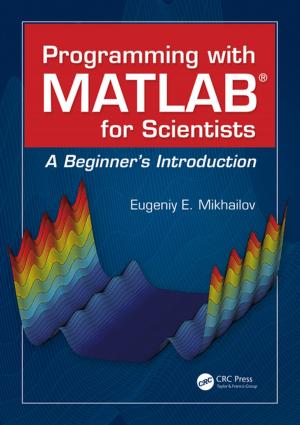 Cover of the book Programming with MATLAB for Scientists by David Pines