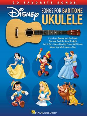 Cover of the book Disney Songs for Baritone Ukulele by Phillip Keveren, Fred Kern, Mona Rejino, Barbara Kreader