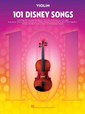 Book cover of 101 Disney Songs for Violin