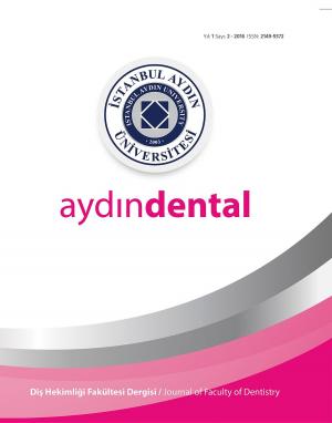 Cover of the book ISTANBUL AYDIN UNIVERSITY JOURNAL OF THE FACULTY OF DENTISTRY by Mustafa AYDIN, Nigar CELIK, Jülide OZEN
