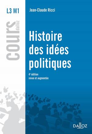 Cover of the book Histoire des idées politiques by Christophe Albiges, Marie-Pierre Dumont-Lefrand