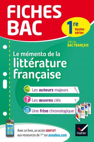Cover of the book Fiches bac Mémento de la littérature française 1re by Serge Berstein, Pierre Milza, Olivier Milza, Gisèle Berstein, Yves Gauthier, Jean Guiffan