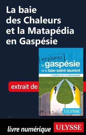Cover of the book La baie des Chaleurs et la Matapédia en Gaspésie by Collectif Ulysse