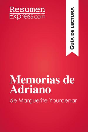 Book cover of Memorias de Adriano de Marguerite Yourcenar (Guía de lectura)