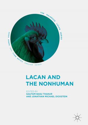 Cover of the book Lacan and the Nonhuman by Claudia Del P. Lagos