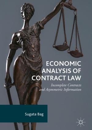 Cover of the book Economic Analysis of Contract Law by Enrico Carisch, Shawna R. Meister, Loraine Rickard-Martin