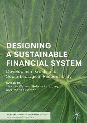 Cover of the book Designing a Sustainable Financial System by Małgorzata Iwanicz-Drozdowska, Paola Bongini, Paweł Smaga, Bartosz Witkowski