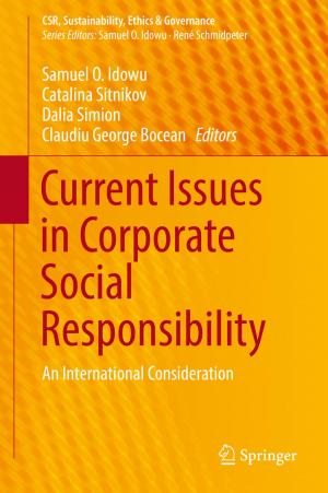 Cover of the book Current Issues in Corporate Social Responsibility by Mohammed M. Alani