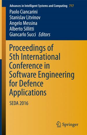 Cover of the book Proceedings of 5th International Conference in Software Engineering for Defence Applications by Patrick Dilley