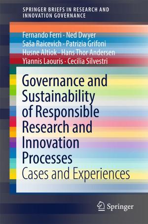 Book cover of Governance and Sustainability of Responsible Research and Innovation Processes