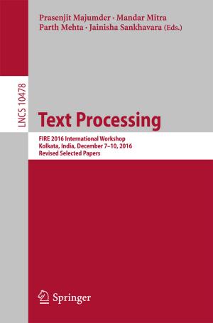Cover of the book Text Processing by Sachin Shetty, Xuebiao Yuchi, Min Song