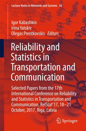 Cover of the book Reliability and Statistics in Transportation and Communication by Paula Fernández González, Manuel Landajo, Mª José Presno