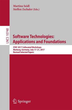 Cover of the book Software Technologies: Applications and Foundations by Bundesamt für Verbraucherschutz und Lebe