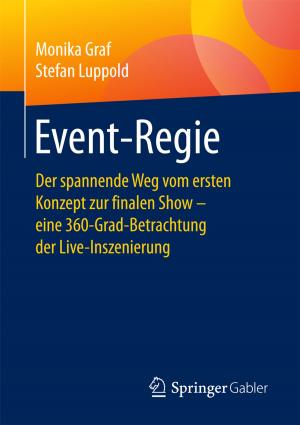 Cover of the book Event-Regie by Stefan Scholz, Kristin Wellner, Regina Zeitner, Clemens Schramm, Marcus Hackel, Anne Hackel