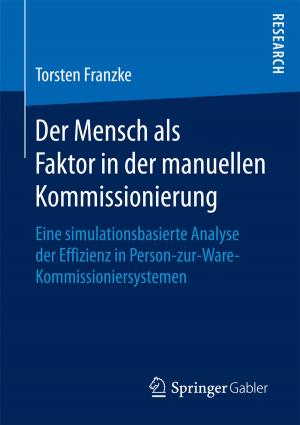 Cover of the book Der Mensch als Faktor in der manuellen Kommissionierung by Hartmut Schiefer, Felix Schiefer