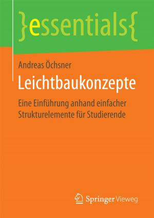 Cover of the book Leichtbaukonzepte by Thomas Bonart, Jürgen Bär