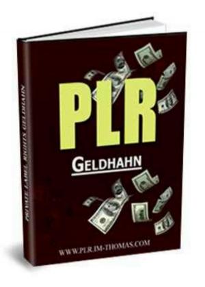 Cover of PLR-Geldhahn