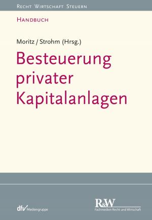 Cover of the book Besteuerung privater Kapitalanlagen by Carlo Piltz
