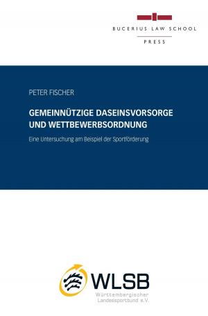 Cover of Gemeinnützige Daseinsvorsorge und Wettbewerbsordnung