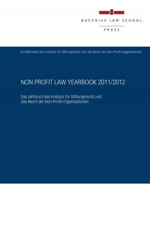 Book cover of Non Profit Law Yearbook 2011/2012