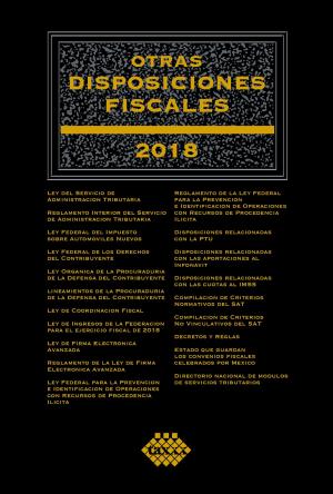 Cover of Otras disposiciones fiscales 2018