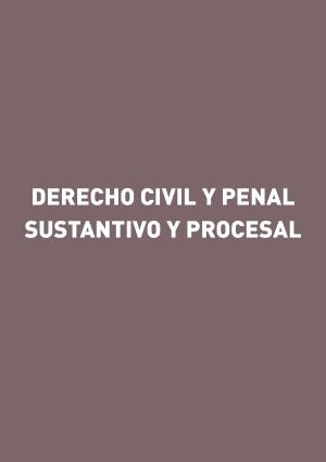Cover of Derecho Civil y Penal Sustantivo y Procesal