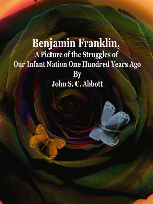 Book cover of Benjamin Franklin, A Picture of the Struggles of Our Infant Nation One Hundred Years Ago