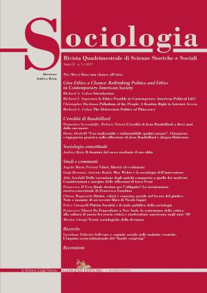 Cover of the book Sociologia n.3/2017 by Federica Pirani, Susanna Crescenzi, Maria Gigliola Patrizi, Claudio Crescentini, Stefano Ridolfi, Paolo Salonia, Silvia Volpicelli, Maria Brancati, Antonia Rita Arconti
