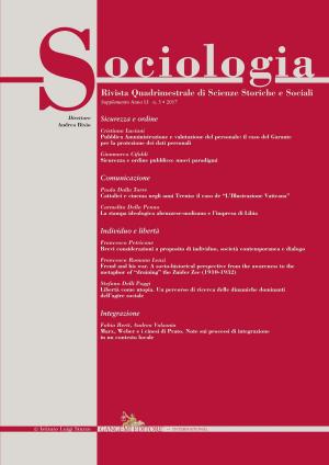 Cover of the book Sociologia n.3/2017 Supplemento by Federico Del Prete