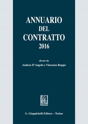 Cover of Annuario del contratto 2016