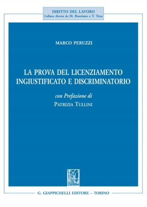 Cover of La prova del licenziamento ingiustificato e discriminatorio