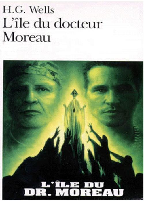 Cover of the book L'île du docteur Moreau by H.G. Wells, Gallimard