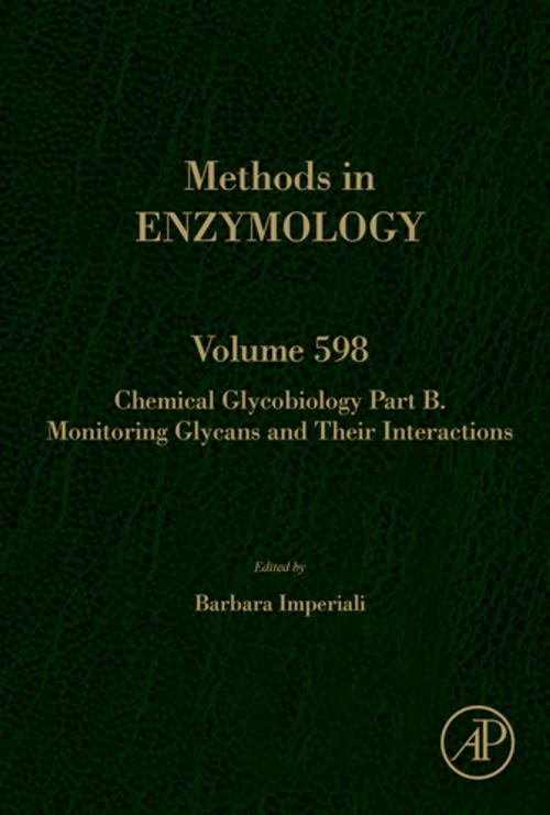 Cover of the book Chemical Glycobiology: Monitoring Glycans and Their Interactions by Barbara Imperiali, Elsevier Science