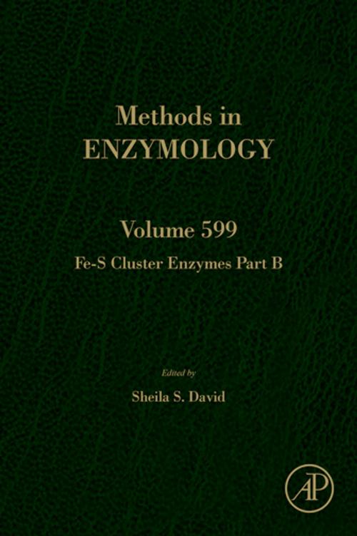 Cover of the book Fe-S Cluster Enzymes Part B by Sheila S. David, Elsevier Science