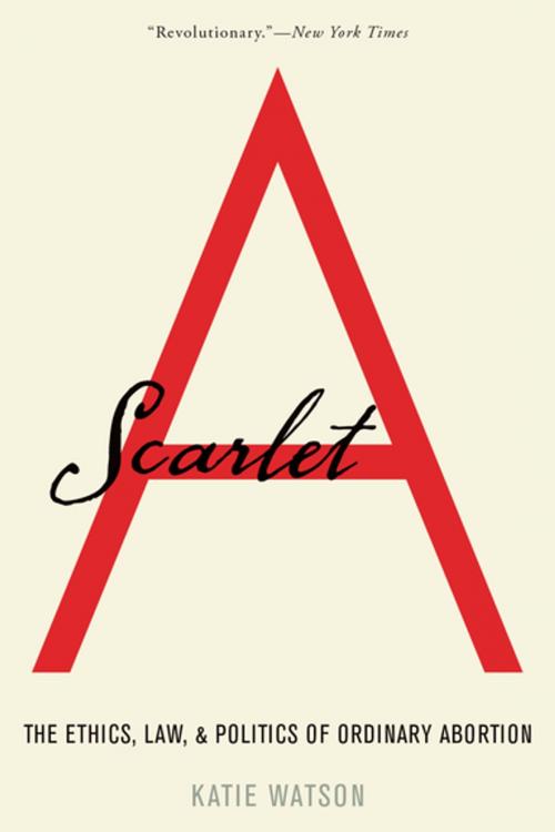 Cover of the book Scarlet A by Katie Watson, Oxford University Press