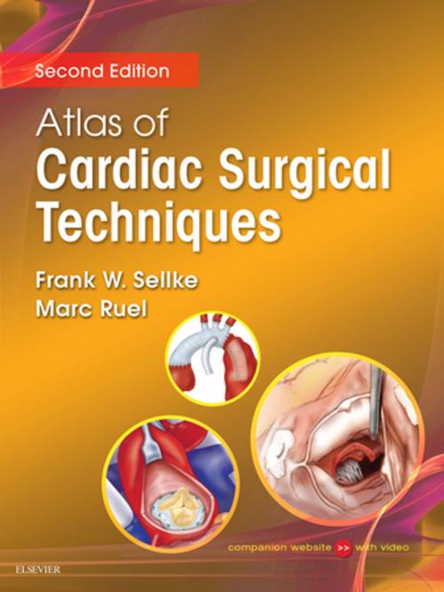 Cover of the book Atlas of Cardiac Surgical Techniques E-Book by Frank Sellke, MD, Marc Ruel, MD, MPH, Elsevier Health Sciences