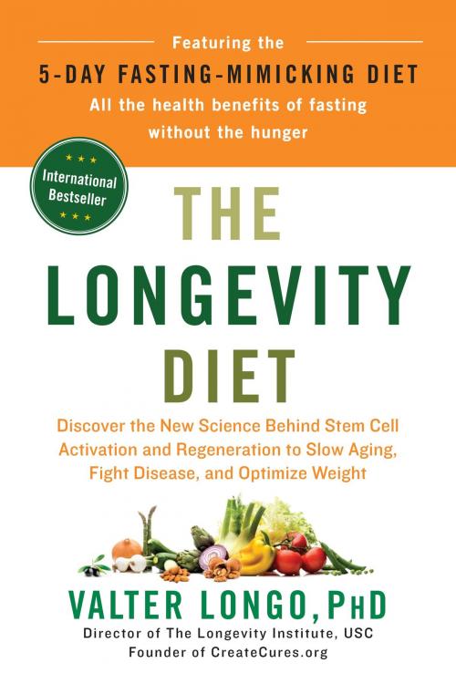 Cover of the book The Longevity Diet by Valter Longo, Penguin Publishing Group