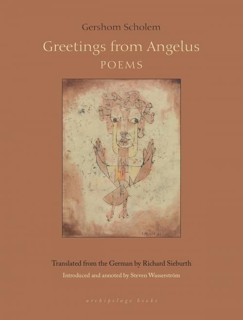 Cover of the book Greetings From Angelus by Gershom Scholem, Steerforth Press