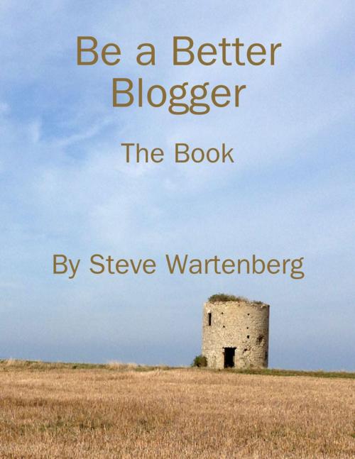 Cover of the book Be a Better Blogger: The Book by Steve Wartenberg, Steve Says Publishing
