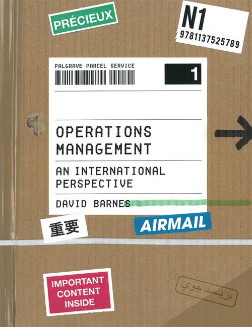 Cover of the book Operations Management by David Barnes, Macmillan Education UK