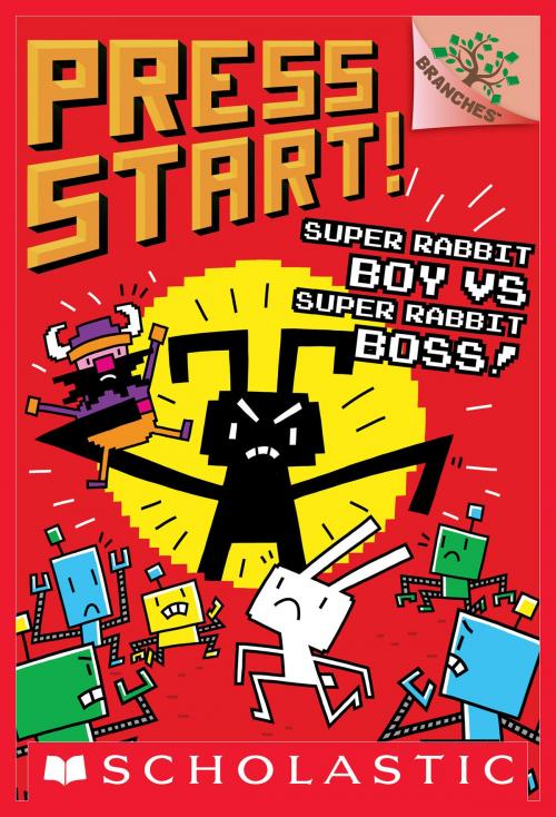 Cover of the book Super Rabbit Boy vs. Super Rabbit Boss!: A Branches Book (Press Start! #4) by Thomas Flintham, Scholastic Inc.