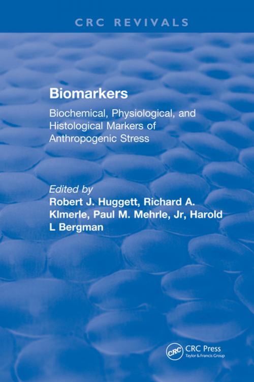 Cover of the book Biomarkers by Robert J Huggett, CRC Press