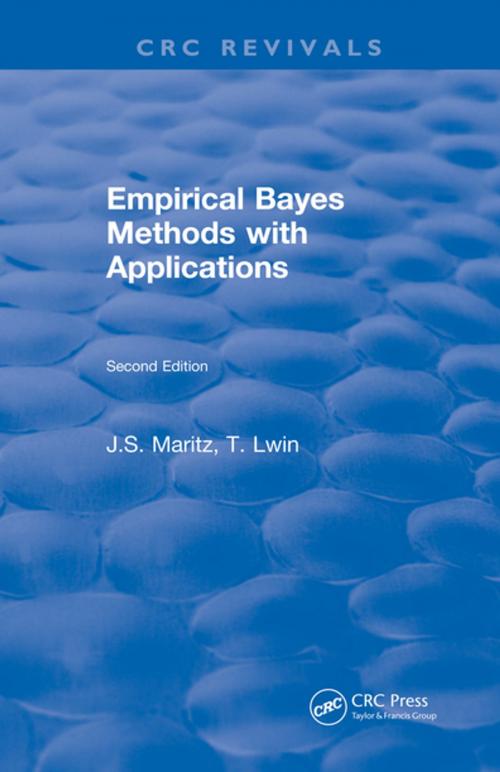 Cover of the book Empirical Bayes Methods with Applications by J.S. Maritz, CRC Press