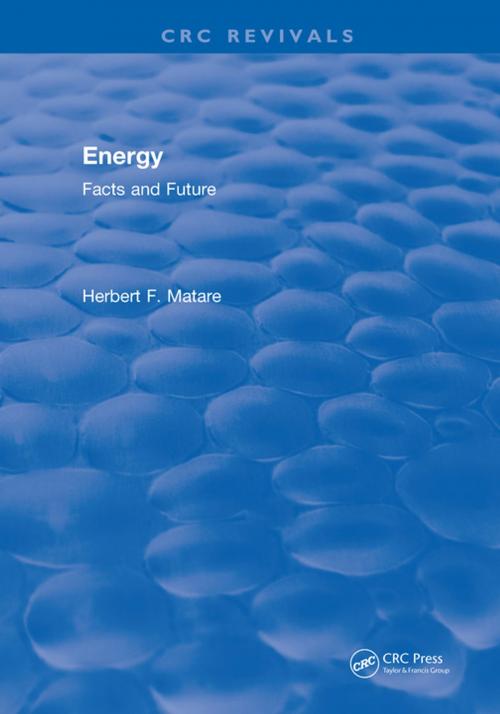 Cover of the book Energy by Herbert F. Matare, CRC Press