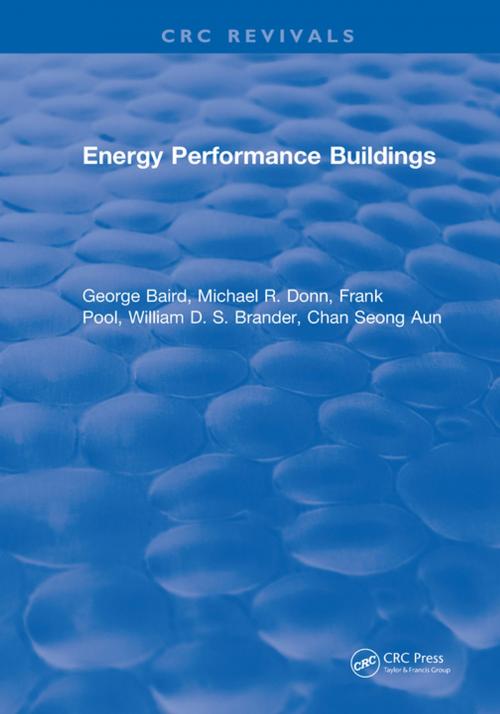 Cover of the book Energy Performance Buildings by George Baird, CRC Press