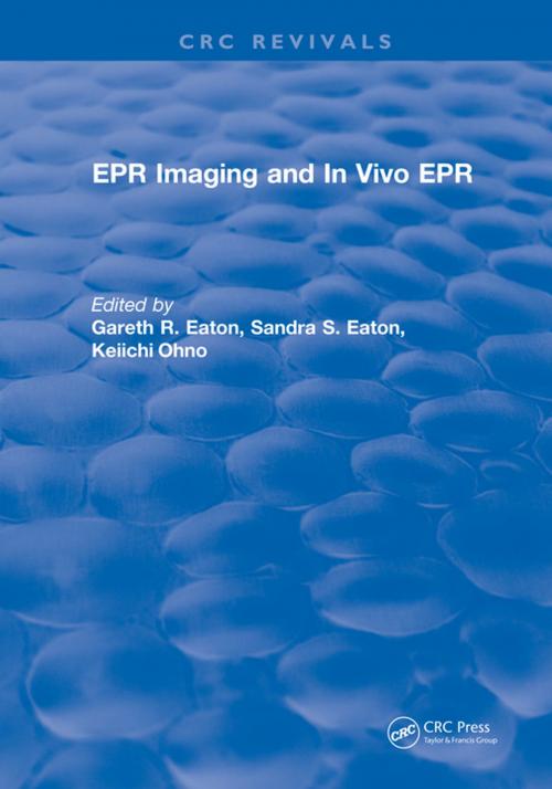 Cover of the book EPR IMAGING and IN VIVO EPR by Gareth R. Eaton, CRC Press