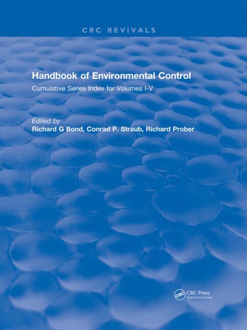 Cover of the book Handbook of Environmental Control by Richard G Bond, CRC Press